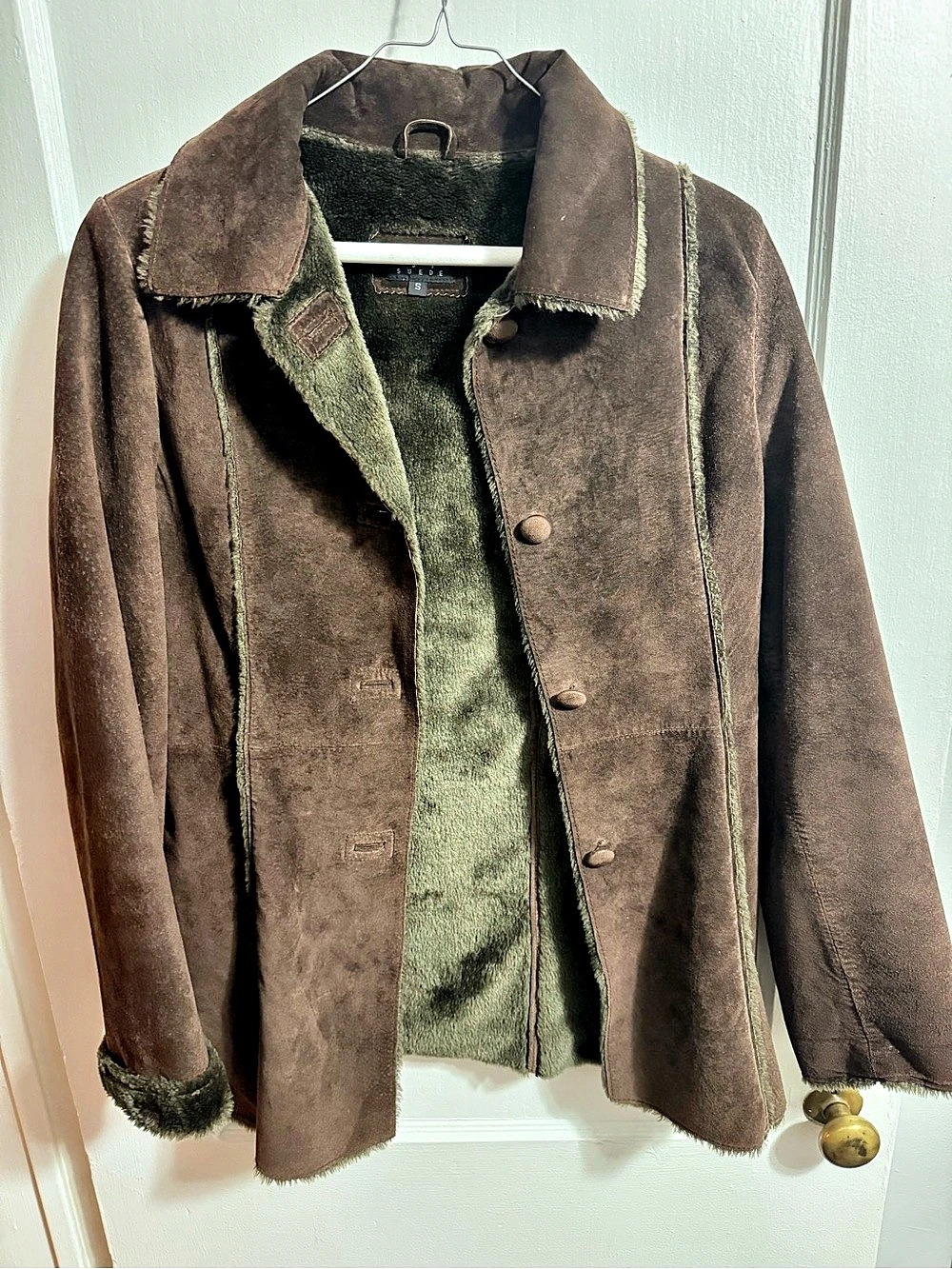 For Joseph Suede Women’s Brown Suede Jacket Size Small